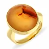 Achat-Ring Gelbgold