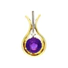 Amethyst-Anhänger Bicolor