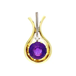 Amethyst-Anhänger Bicolor