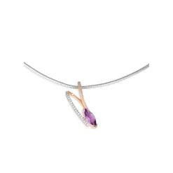 Amethyst-Anhänger Rotgold