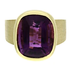 Amethyst-Ring Gelbgold