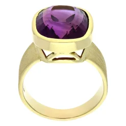 Amethyst-Ring Gelbgold