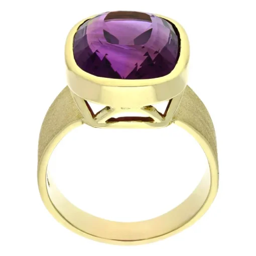 Amethyst-Ring Gelbgold