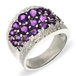 Amethyst-Ring Silber
