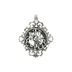 Anhänger 'Drachenritter' Silber