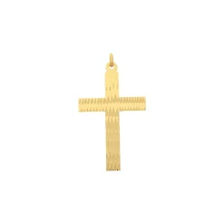 Anhänger 'Kreuz' Gelbgold