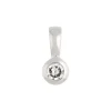 Anhänger mit Brillant 0,10 ct Weißgold