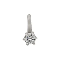 Anhänger mit Brillant 0,10 ct Weißgold