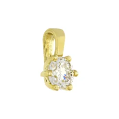 Anhänger mit Brillant 0,17ct Gelbgold