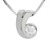 Anhänger mit Kette Silber