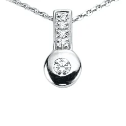 Anhänger mit Kette Silber