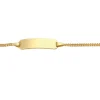 Armschmuck 333/-Gelbgold Länge: 14 cm, ID-Armband