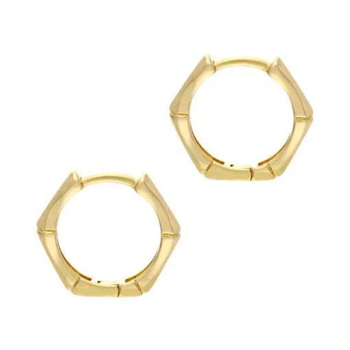 Bambus' Creolen Gelbgold