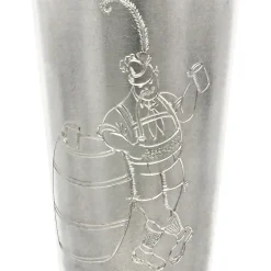 Becher Silber, teil-vergoldet