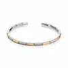 BOCCIA Armband Titan teil-vergoldet