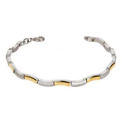 BOCCIA Armband Titan teilvergoldet