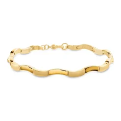 BOCCIA Armband Titan vergoldet
