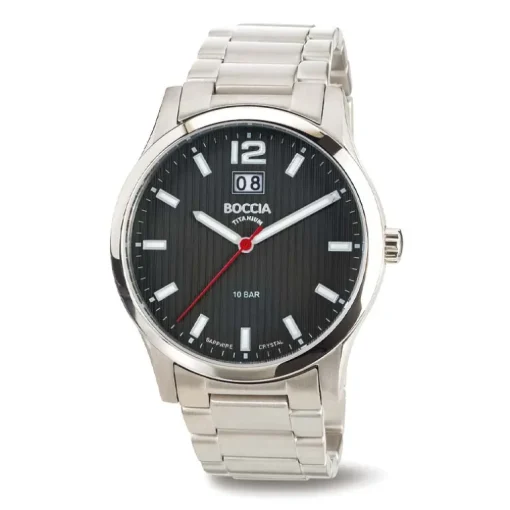 BOCCIA Herrenarmbanduhr Titan 3580-02
