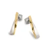 BOCCIA Ohrstecker Titan, vergoldet