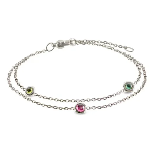 BOCCIA Turmalin-Armband Titan