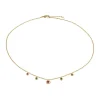 BOCCIA Turmalin-Collier Titan, vergoldet