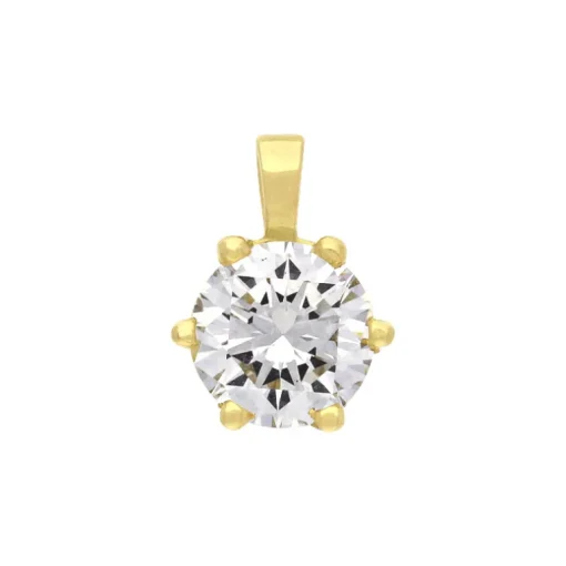 Brillant-Anhänger Gelbgold 1,25 ct