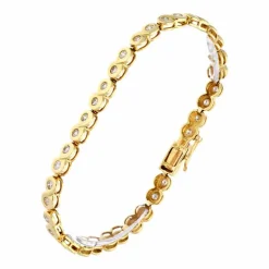 Brillant-Armband Gelbgold