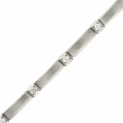 Brillant-Armband Weißgold
