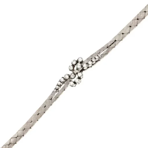 Brillant-Armband Weißgold
