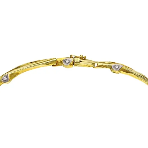 Brillant-Collier Gelbgold