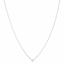 Brillant-Collier Weißgold