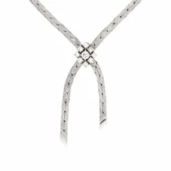 Brillant-Collier Weißgold