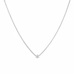 Brillant-Collier Weißgold