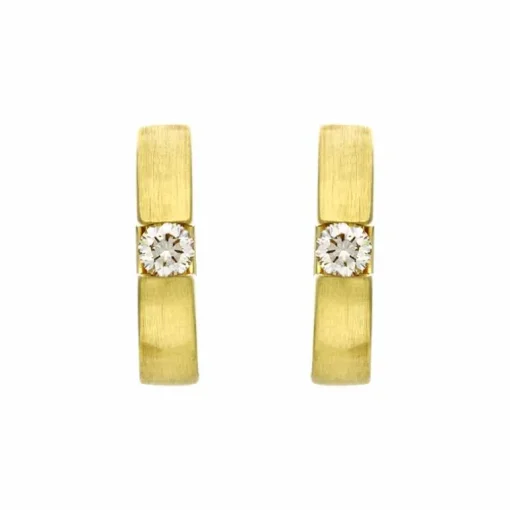Brillant-Creolen Gelbgold