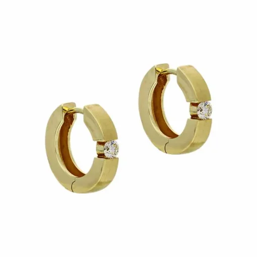 Brillant-Creolen Gelbgold