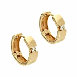 Brillant-Creolen Gelbgold
