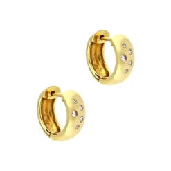 Brillant-Creolen Gelbgold