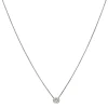Brillant-Durchläufer mit Kette Weißgold 0,668 ct
