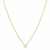 Brillant-Durchläufer mit Zopfkette Gelbgold 0,90 ct