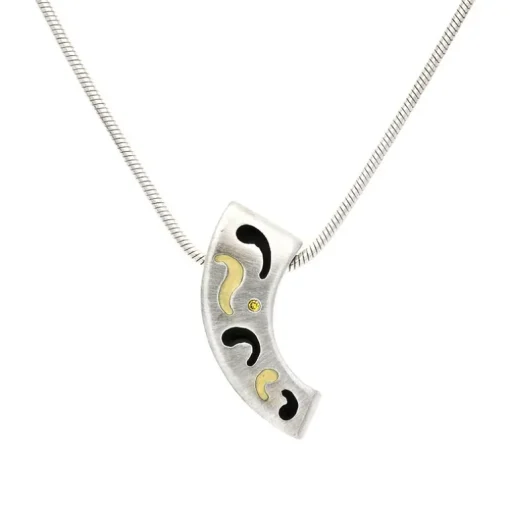 Brillant-Halsschmuck Silber