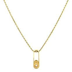 Brillant-Kette mit Anhänger Gelbgold