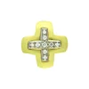 Brillant-Kreuz-Anhänger Gelbgold