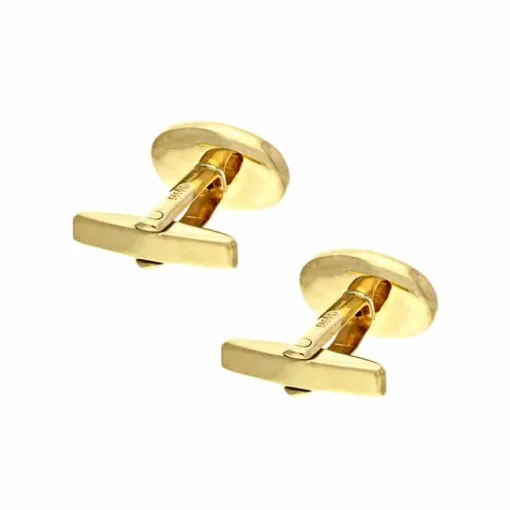 Brillant-Manschettenknöpfe Gelbgold