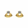 Brillant-Ohrstecker Bicolor