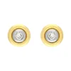 Brillant-Ohrstecker Bicolor