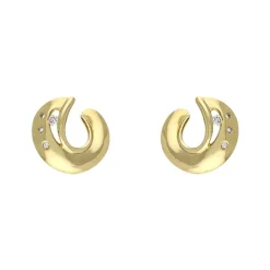 Brillant-Ohrstecker Gelbgold