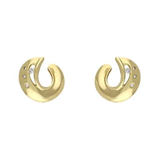 Brillant-Ohrstecker Gelbgold