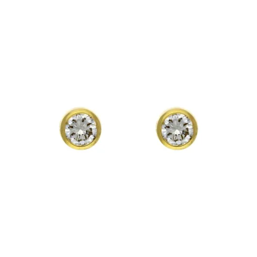 Brillant-Ohrstecker Gelbgold 0,60 ct