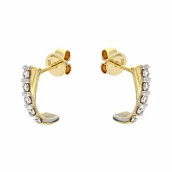 Brillant-Ohrstecker Gelbgold