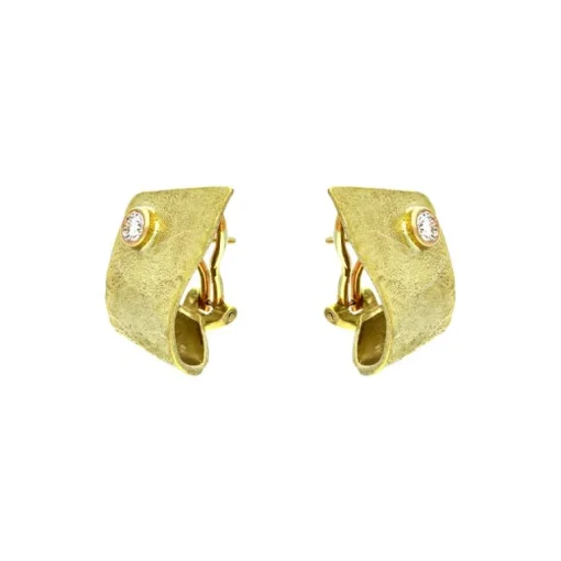 Brillant-Ohrstecker Gelbgold